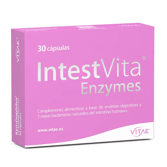 IntestVita Enzymes 30 capsules – With enzymes and probiotics