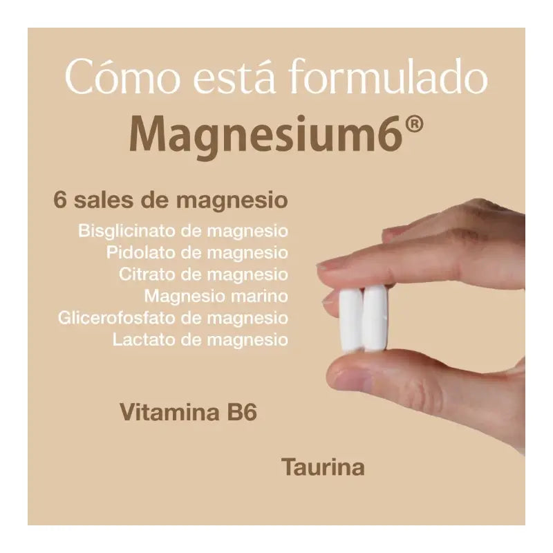 Magnesium6 60 tabliet – Obsahuje 6 foriem horčíka, vitamín B6 a taurín