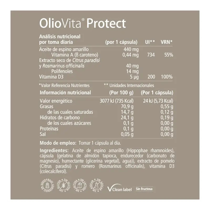 OlioVita Protect 30 kapsúl – s olejom z plodu hlohu a vitamínom D