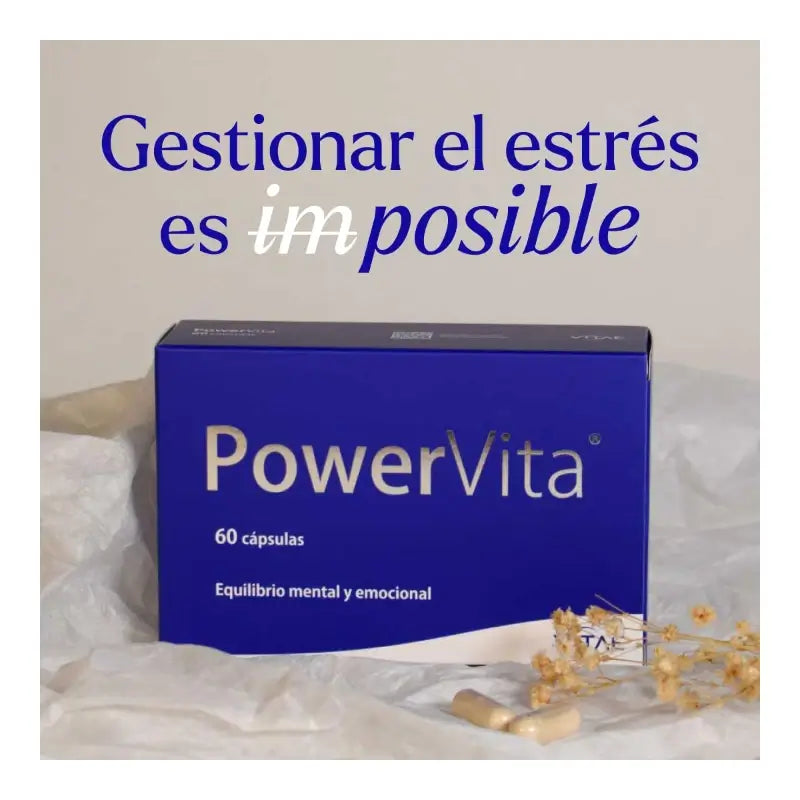 PowerVita 60 kapsúl – s ashwagandhou, horčíkom a GABA