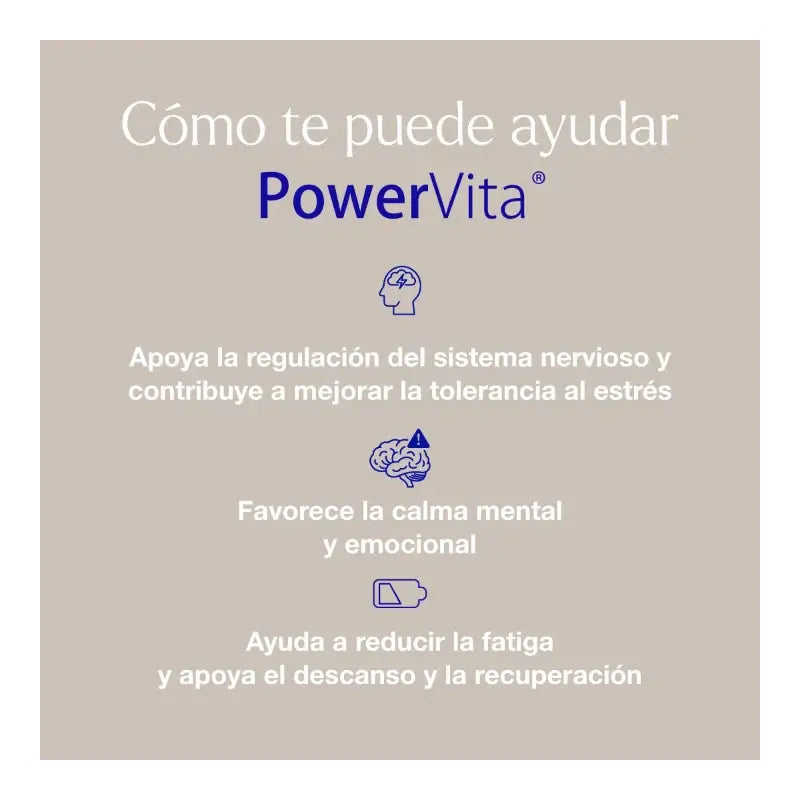 PowerVita 60 kapsúl – s ashwagandhou, horčíkom a GABA