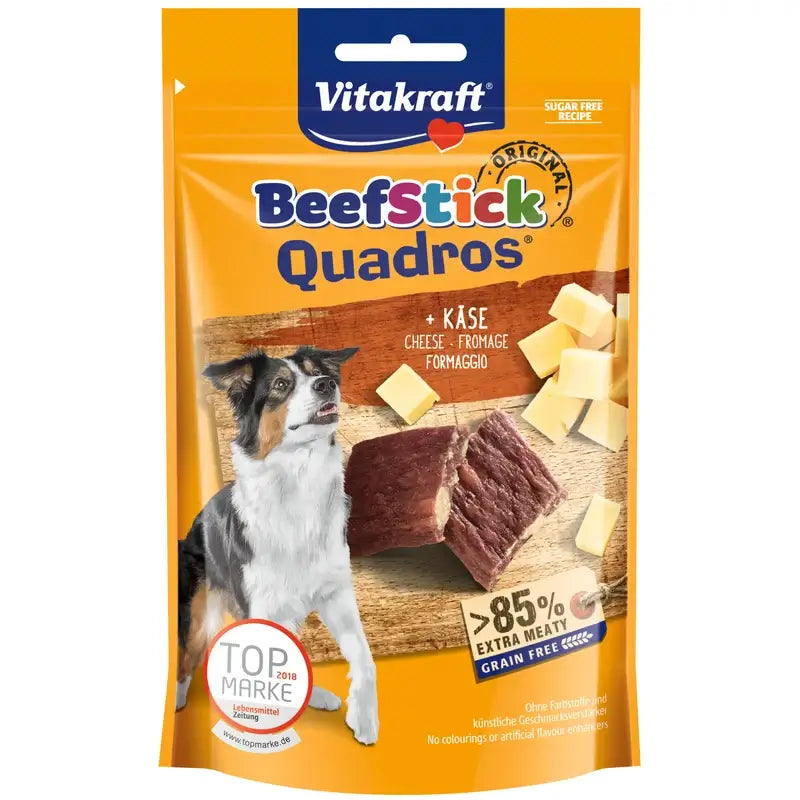 Vitakraft Hovädzí tyčinka Quadros so syrom 7x70 gramov