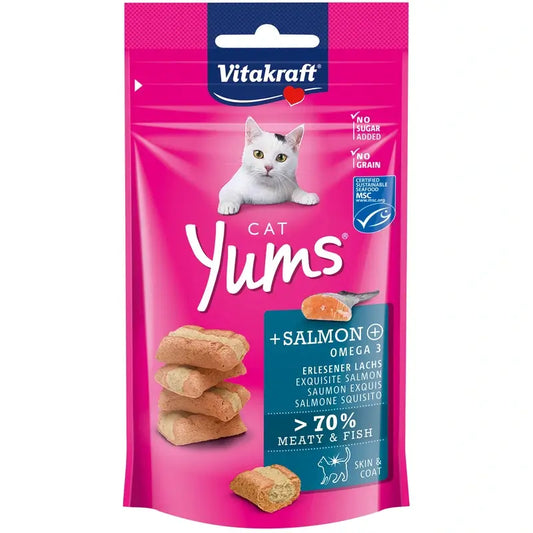 Vitakraft Cat Yums Losos 9 x 40 gramov