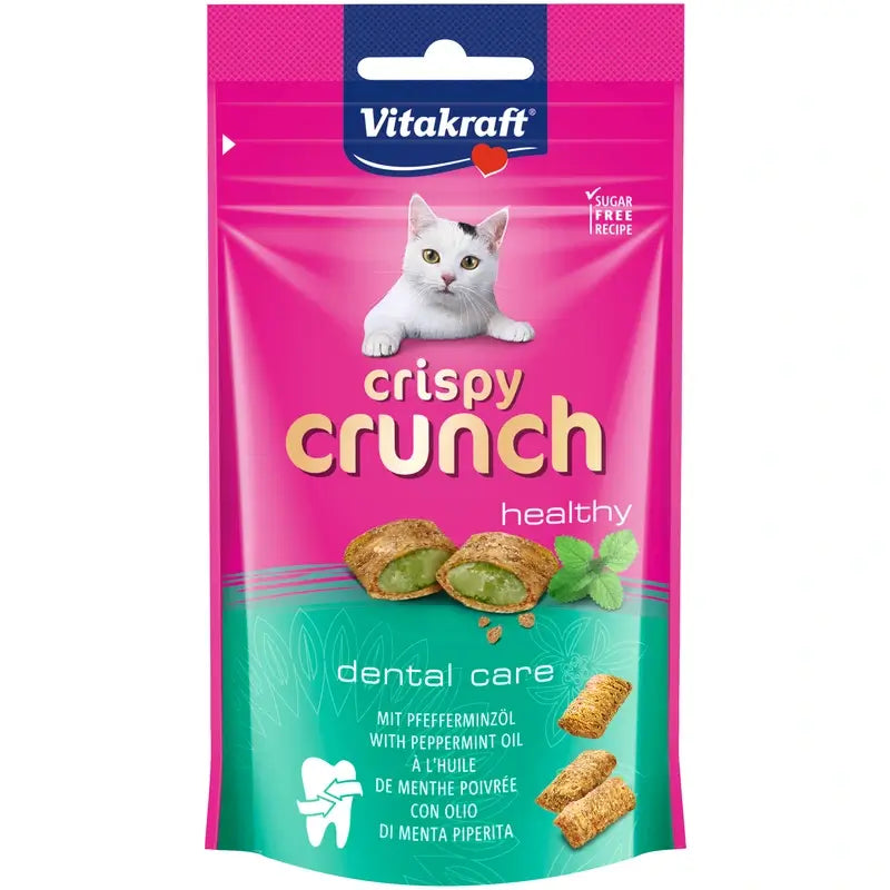 Vitakraft Crispy Crunch Dental – mačka 8 × 60 g