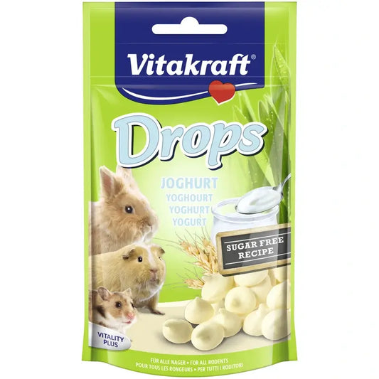 Vitakraft Drops Jogurt pre hlodavce 75 gramov