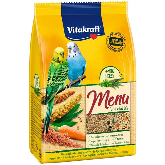 Vitakraft Menu pre vlnáriky 500 gramov
