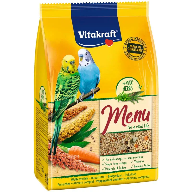 Vitakraft Menu pre vlnáriky 500 gramov