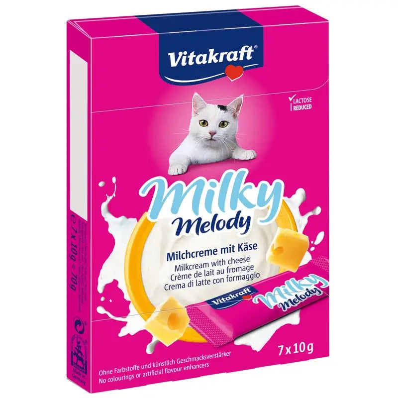Vitakraft Milky Melody – syr 11 × 70 gramov