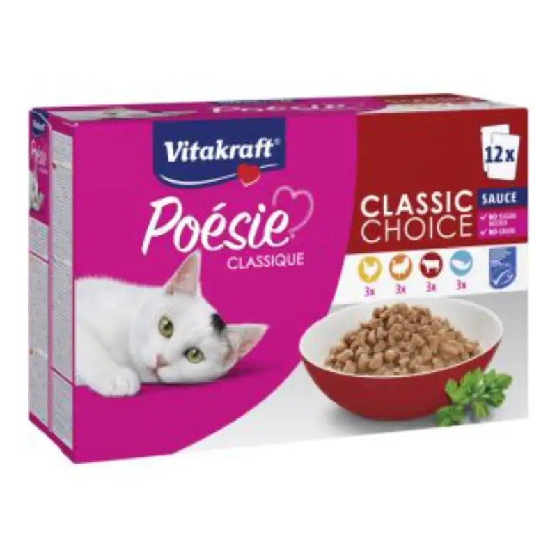 Vitakraft Poesie Classique Salsa 12 x 85 gramov