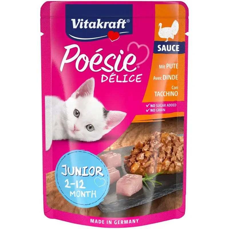 Vitakraft Poesie Delisauce Junior – morka 23 × 85 g