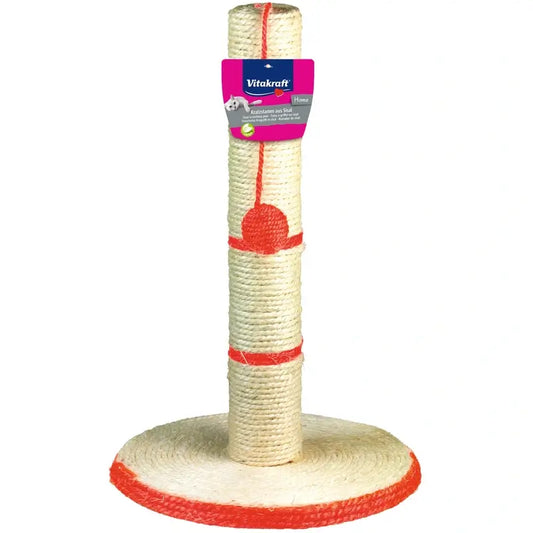 Vitakraft Sisalový škrabák s tanierom + vežou + loptou, 50 centimetrov, 1 kus