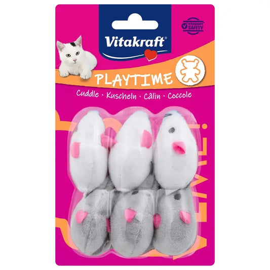 Vitakraft Plyšové myšky Cats For You, 1 ks