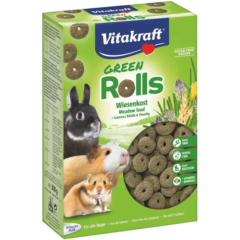 Vitakraft Krúžky z lucerny pre hlodavce 300 gramov
