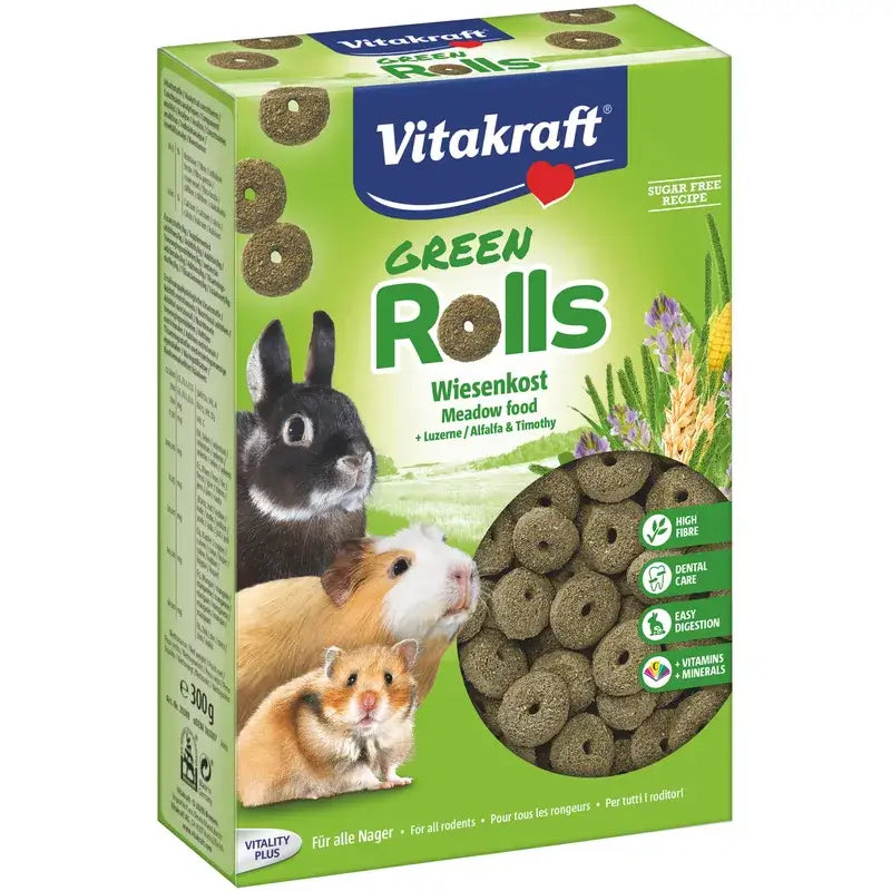 Vitakraft Krúžky z lucerny pre hlodavce 300 gramov