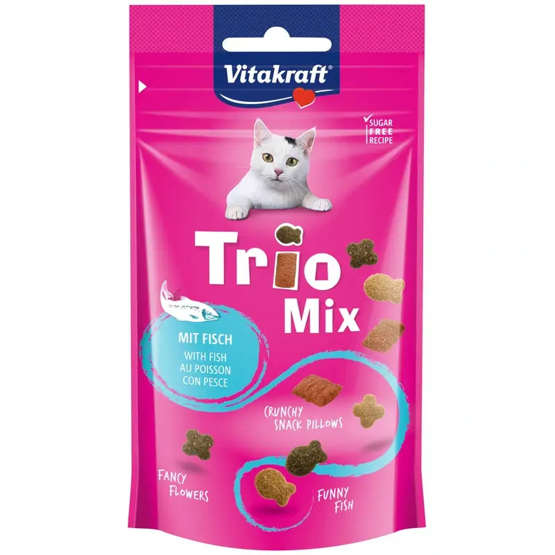 Vitakraft Snack Trio Mix – losos 8 x 60 gramov