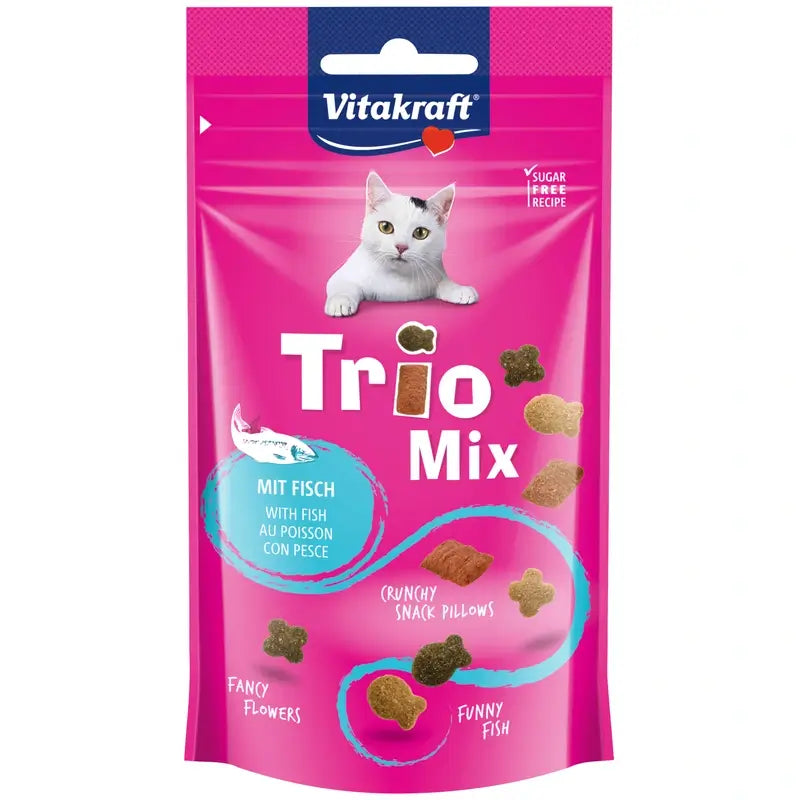 Vitakraft Snack Trio Mix – losos 8 x 60 gramov