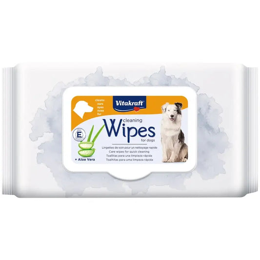 Vitakraft Hygienické utierky s aloe vera pre psov, 100 kusov, 1 balenie