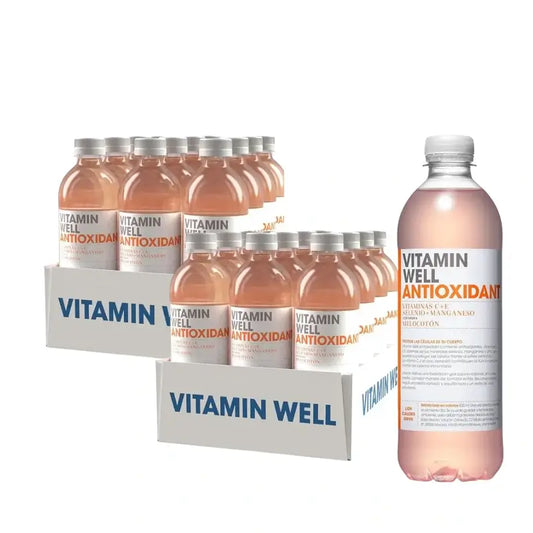 Vitamin Well Pack Antioxidant Broskyňa, 24 ks × 500 ml