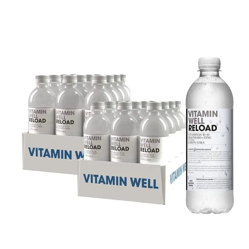 Vitamin Well Pack Reload Lima/Citrón, 24 ks × 500 ml