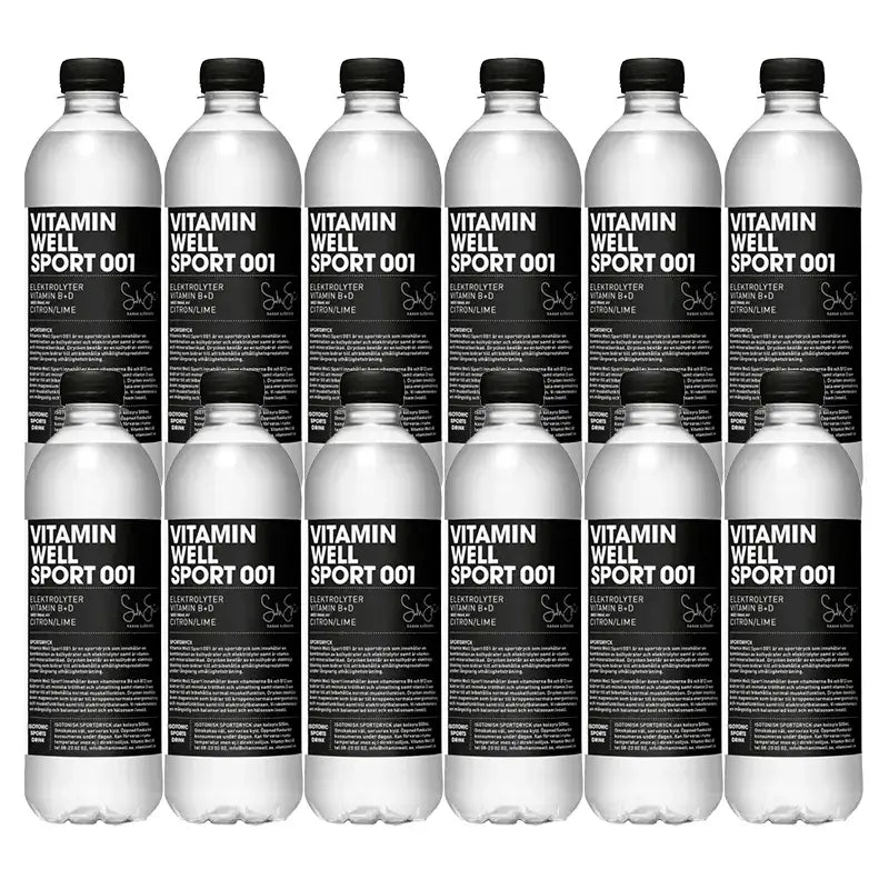 Vitamin Well Sport 001, balenie 12 × 500 ml