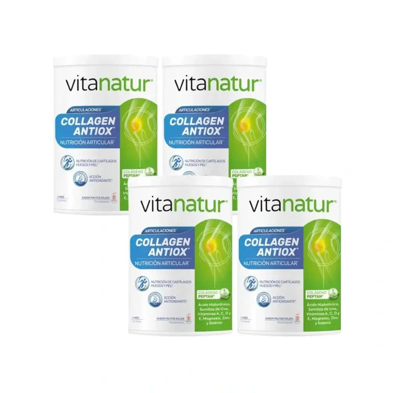 Vitanatur Collagen Antiox Plus, 4 × 360 g 