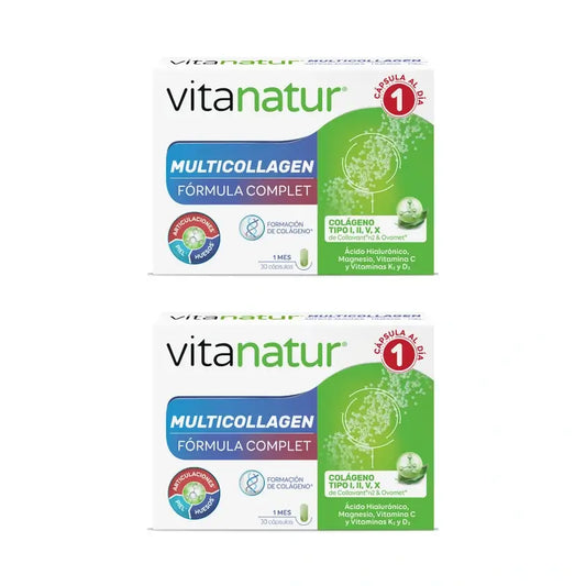Vitanatur Multicollagen Kompletná formula, 2×30 kapsúl 