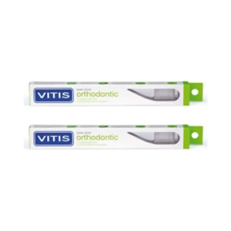 Vitis Orthodontic Toothbrush, 2 Units
