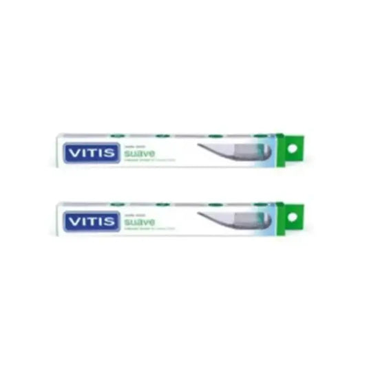 Vitis – zubná kefka s mäkkými štetinami, 2 kusy 