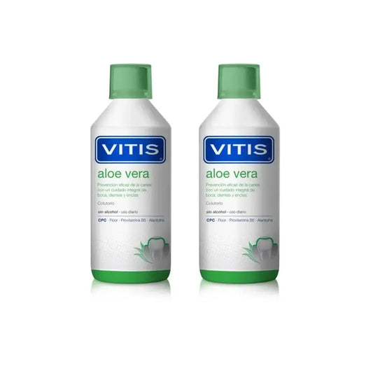 Vitis ústna voda s aloe vera, 2 × 500 ml 