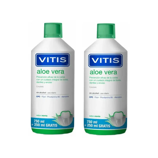 Vitis ústna voda s aloe vera, 2 × 1 liter 