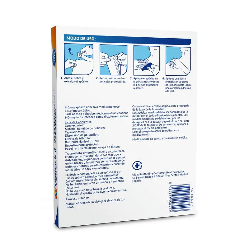 Voltadol 140 mg, 5 liečivých náplastí