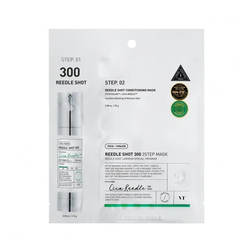 Vt Cosmetics Vt Reedle Shot 300 2-kroková maska, 21,5 g