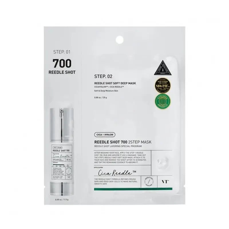Vt Cosmetics Vt Reedle Shot 700 – 2-fázová maska, 21,5 g