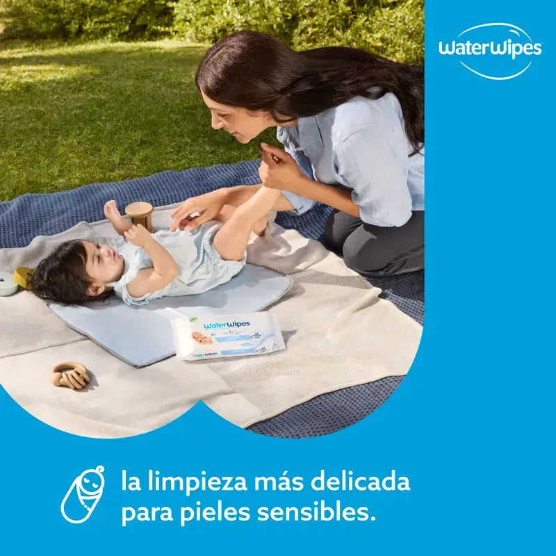 Waterwipes – biologicky rozložiteľné detské vlhčené utierky 4x60, 240 kusov