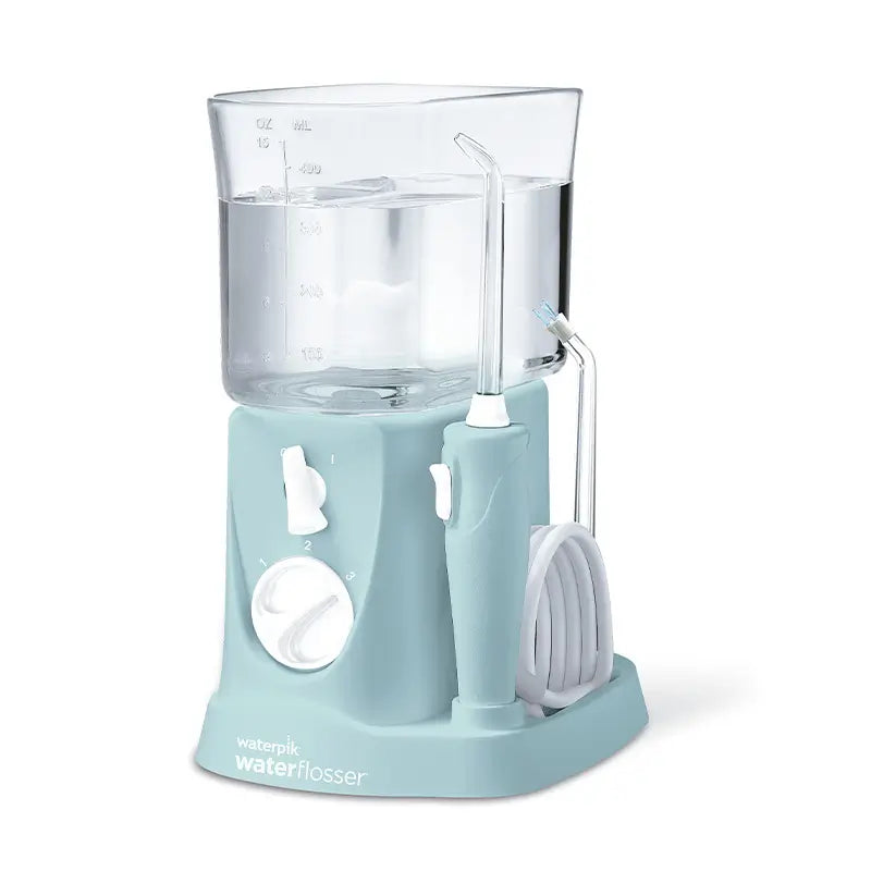 Waterpik Traveler WP-300 Elektrická ústna sprcha na cestovanie, modrá