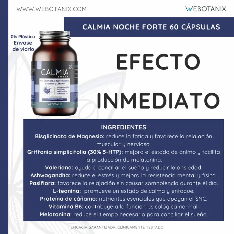 Webotanix Calmia Noche Forte, 60 kapsúl