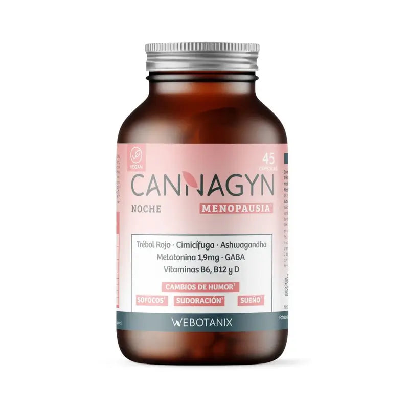 Webotanix Cannagyn Menopauza – nočná dávka, 45 kapsúl