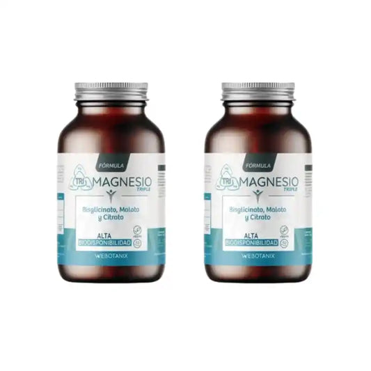 Webotanix Trojitá formula s horčíkom, 2 x 60 kapsúl 