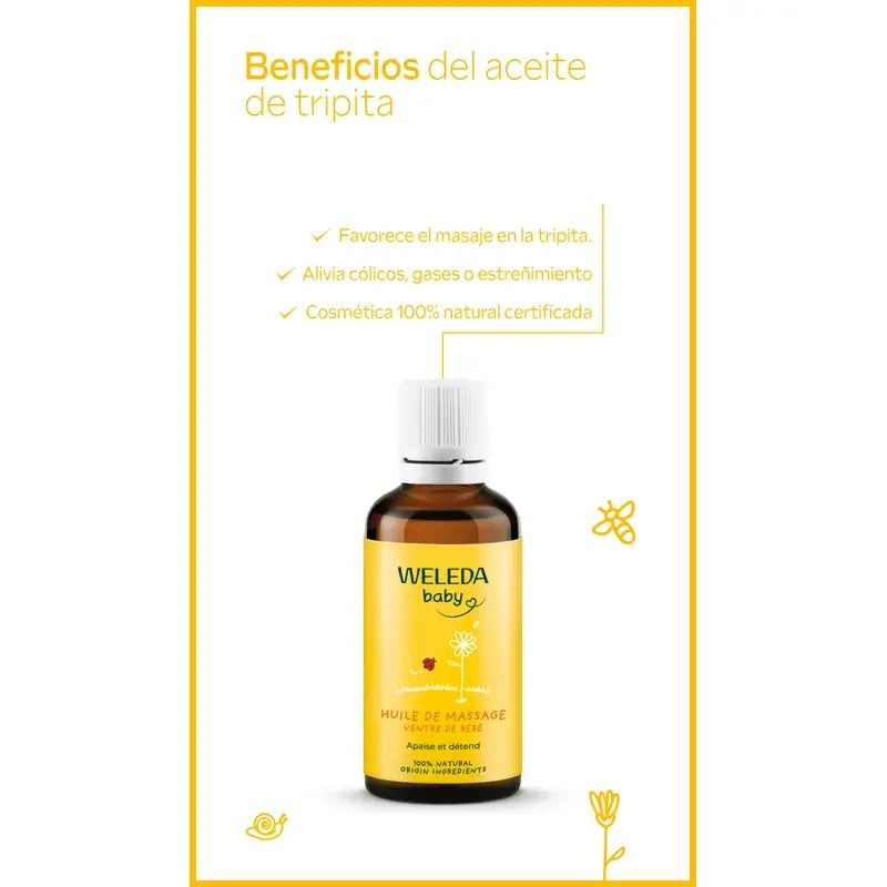 Weleda Masážny olej proti kolike „Tripita Del Bebe“ 50 ml