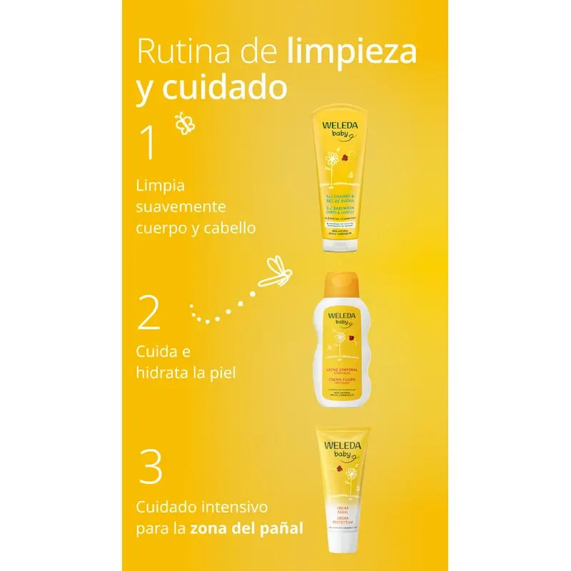 Weleda Detský šampón a sprchový gél s nechtíkom 200 ml