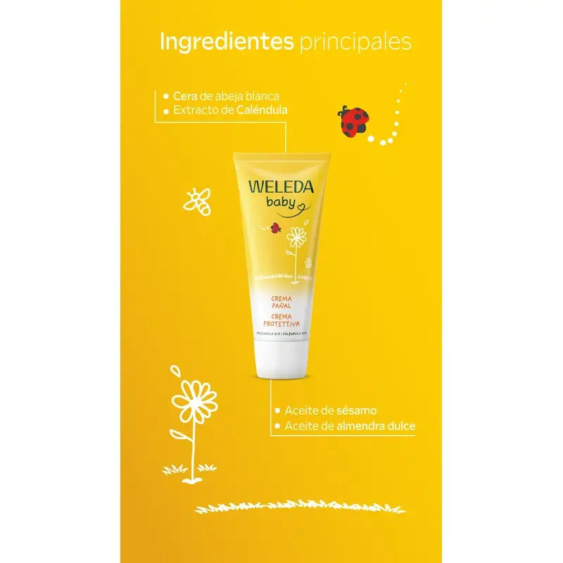 Weleda Baby Krém na zapareniny s nechtíkom 75 ml