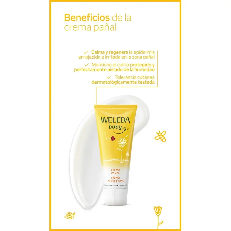 Weleda Baby Krém na zapareniny s nechtíkom 75 ml