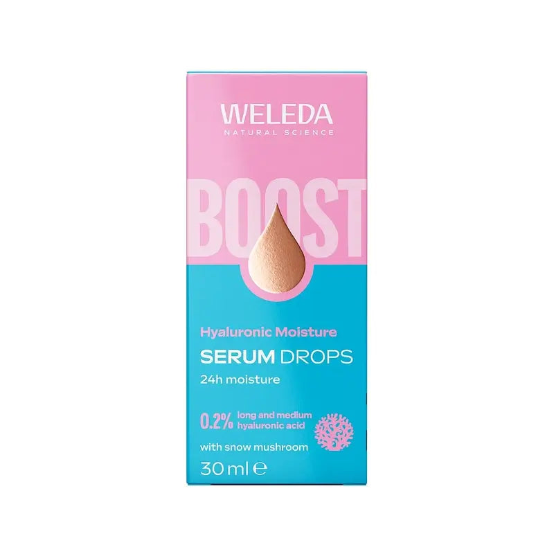 Weleda Hydratačné sérum Booster Drops s kyselinou hyalurónovou, 30 ml