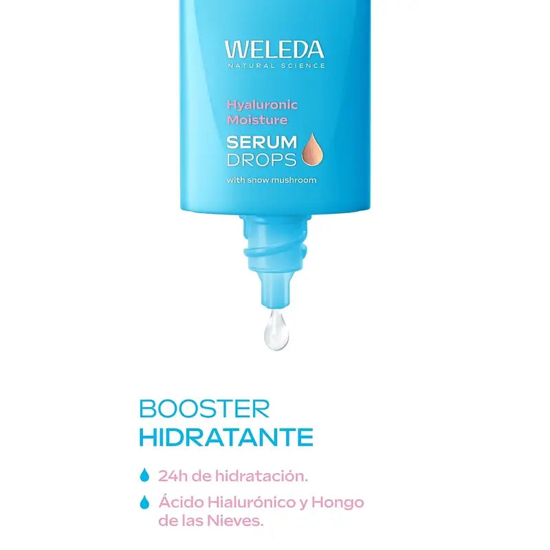 Weleda Hydratačné sérum Booster Drops s kyselinou hyalurónovou, 30 ml
