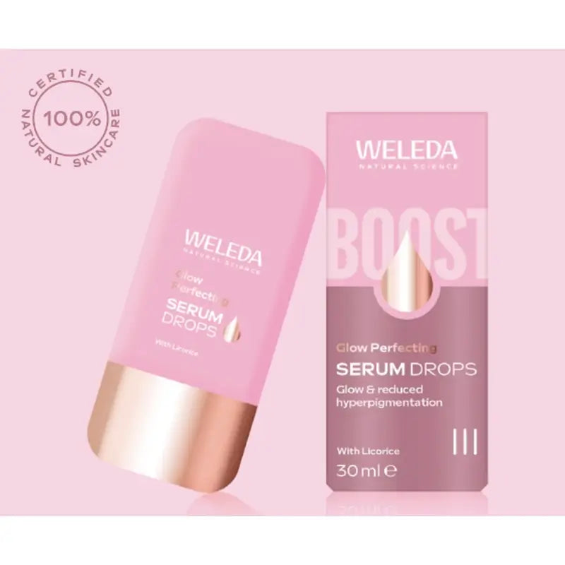 Weleda Rozjasňujúce sérum Booster Drops Glow, 30 ml