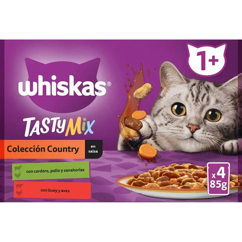 Whiskas Tasty Mix Country Collection 13 × 4 × 85 g 