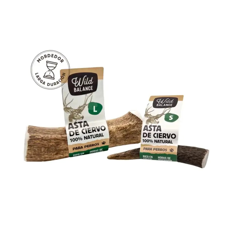 Wild Balance – Celá jelení paroh L – Prírodná žuvačka pre psov