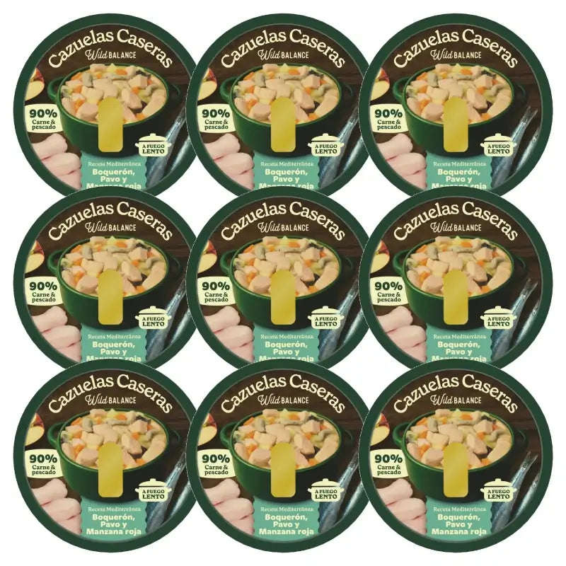 Wild Balance Domáca pečenica s ančovičkami, morčacím mäsom a jablkami 9 x 280 g