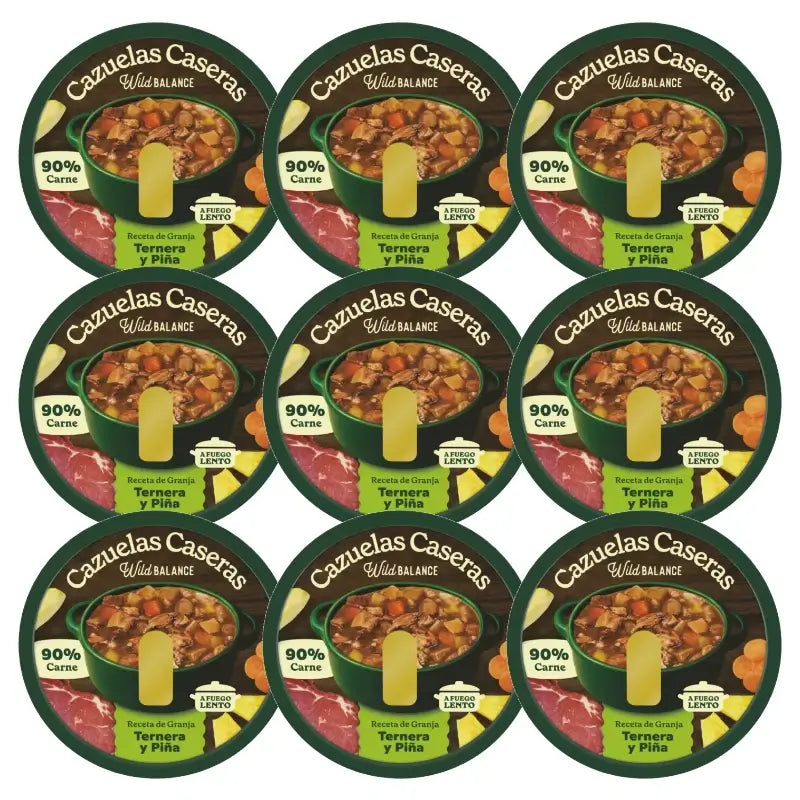 Wild Balance Domáca dusená hovädzia pečeň s ananásom 9 x 280 g