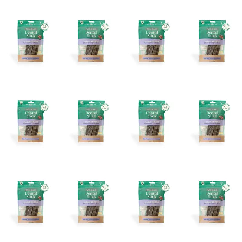 Wild Balance Snacks – tyčinky na odstránenie zubného plaku, 7 tyčiniek, balenie po 12 kusoch
